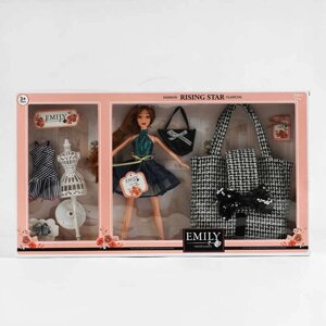 Лялька QJ 096 A висота 30 см, аксесуари, сумочка для дівчинки, в коробці [Склад зберігання: Одеса №4]