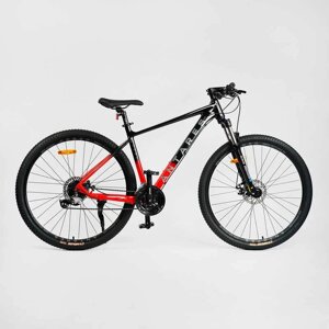 Велосипед Спортивний Corso "Antares" 29" AR-29090 (1) рама алюмінієва 19", обладнання Shimano Altus, вилка Suntour, 24