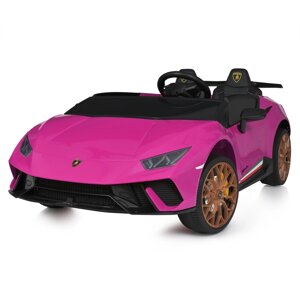 Електромобіль дитячий Bambi Racer M 5020EBLR-8(24V) «Lamborghini» (акумулятор: 24V 7Аh, рожевий) [Склад зберігання: