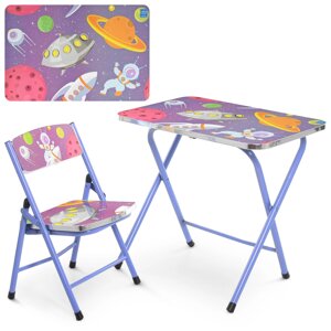 Дитячий столик зі стільчиком Bambi A19-SPACE [Склад зберігання: Одеса №2]