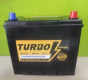 Автомобільний акумулятор Turbo 6СТ-55 (0) (JIS, Ca/Ca, 12V, 55Ah, PRE055A0, EN470A, Asia, 134*225*238 мм., Турція, 2023