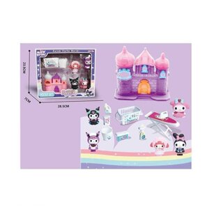 Герої YQ 8501 5 фігурок, прасувальна дошка, замок, кошик для білизни, аксесуари, в коробці [Склад зберігання: Одеса №4]