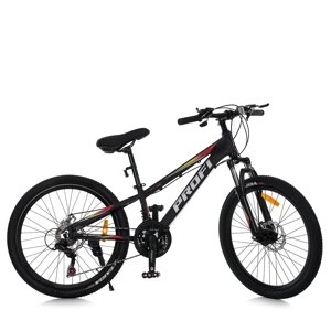 Спортивний велосипед Profi MTB2401-2 ( коліс: 24", 21 швидкість, алюмінієва рама: 11", швидкознімні колеса) [Склад