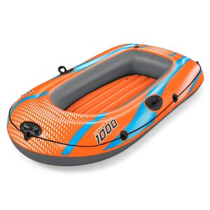 Одномісний надувний човен Bestway 61135, Kondor Elite 1000 Raft (Hydro Force), 162 х 96 см, 3-х камерний [Склад