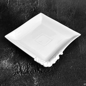 Блюдо порцеляна "Edge" 16.5*16.5*3см Stenson MC4875-6.5 [Склад зберігання: Одеса №3]