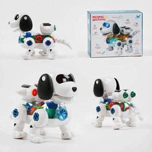 Собачка інтерактивна 63395 "WToys", ОЗВУЧУВАННЯ УКРАЇНСЬКОЮ МОВОЮ, рухається вперед, шестерні, пісні та фрази, в