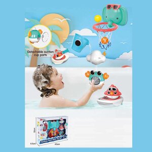 Гра для ванни 35596 присоски, кухлик, баскетбольне кільце, м’ячики, в коробці [Склад зберігання: Одеса №4]