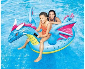 Надувна іграшка для плавання Intex 57563 «Дракон» (201х191 см) [Склад зберігання: Одеса №4]