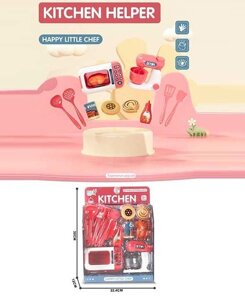 Набір посуду GJJ-H 78 Штрих=01492 муляж мікрохвильової печі та міксера, посуд, продукти, у слюді [Склад зберігання: