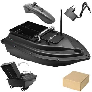 Кораблик для дистанційного скидання прикорму для риб Sams Fish SF24219 (16*26*49 см., дальність керування: до 100