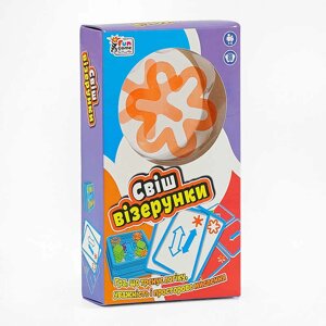 Настільна гра "Свіш візерунки" UKB-B 0037-2 "4FUN Game Club" 42 карти, українською мовою, в коробці [Склад зберігання: