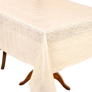 Клейонка-скатертина ПВХ LACE бежева 1.37*1.20м Stenson MA-4829 [Склад зберігання: Одеса №3]