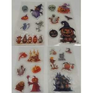 Наклейка на вікна "Halloween" 15*25см Stenson R95835 [Склад зберігання: Одеса №3]