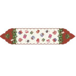 Доріжка-раннер на стіл новорічна 35*180см Stenson M50085-04 [Склад зберігання: Одеса №3]
