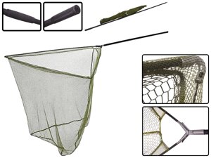 Підсак кароповий Sams Fish SF24166 (підсак 100*100*100*80 см+ нероз'ємний, односекційний тримач 180 см) [Склад