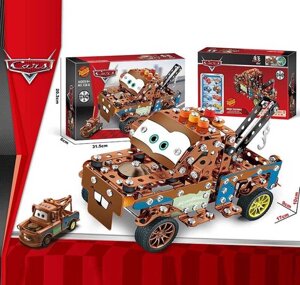Конструктор металевий 128-8 “Автомобіль”, інструменти, гумові шини, в коробці [Склад зберігання: Одеса №4]