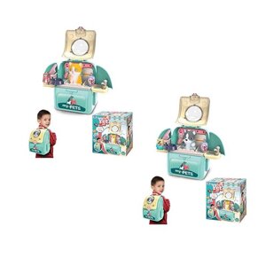 Рюкзачок 008-967 “Грумінг салон”, тваринка, аксесуари, полички, в коробці [Склад зберігання: Одеса №4]