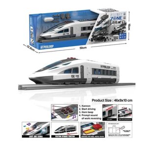 Потяг YW 9096 конструктор, звук, підсвічування, інерція, аксесуари, викрутка з насадками, в коробці [Склад зберігання: