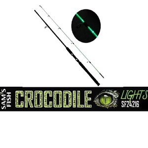 Спінінг короповий штекерний "Crocodile LIGHTS" світиться 2.7м Sams Fish (SF24216-2.7) [Склад зберігання: Одеса №3]