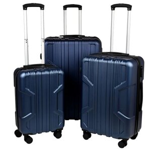 Валіза пластик 20/24/28'' 3шт/наб Stenson R33423-DB [Склад зберігання: Одеса №3]