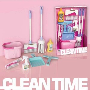 Набір для прибирання 137-6 швабра, щітки, відро, совок, аксесуари для прибирання, в коробці [Склад зберігання: Одеса №4]