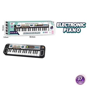 Синтезатор AB 3712 FM піаніно, звуки, радіо, регулювання гучності, мікрофон, в коробці [Склад зберігання: Одеса №4]