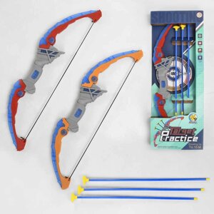 Лук 949-1 2 види, підсвічування, 3 стріли на присосці, в коробці [Склад зберігання: Одеса №4]