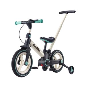 Велосипед-трансформер Best Trike BT-61514 колеса PU 12’’, батьківська ручка, з’ємні педалі, ручне гальмо, допоміжні