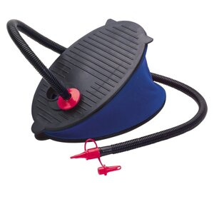 Насос ножний Intex 69611 «Bellows Foot Pump» (об'єм: 0.8 L, Ø28 см., 3 насадки, шланг 1 м., надування/здування) [Склад