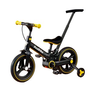 Велосипед-трансформер Best Trike BT-72033 колеса PU 12’’, батьківська ручка, з’ємні педалі, ручне гальмо, допоміжні