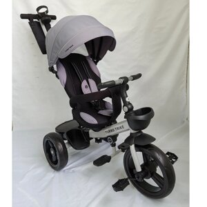 Велосипед дитячий триколісний Turbotrike MT 1001-1 Smart Grey (колеса: передні Ø26 см, задні Ø23 см, батьківська ручка,