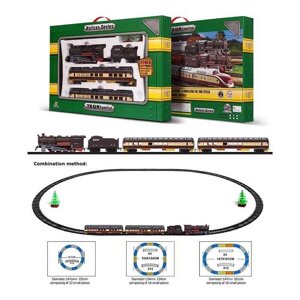 Залізниця 1601 A-4B 3 вагони, дерева, звук, підсвічування, масштаб 1:87, в коробці [Склад зберігання: Одеса №4]