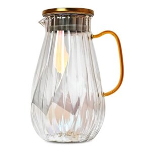 Графін скляний з кришкою 1.8л Stenson R93572 [Склад зберігання: Одеса №3]