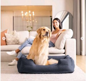 Лежанка для домашніх тварин Intex 48702 NP Розмір:97/74/23 см, Для собак вагою до 22.7 кг [Склад зберігання: Одеса №4]