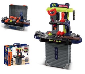 Набір інструментів 008-302 верстат, валіза, пилка, викрутки, гайковий ключ, болти, в коробці [Склад зберігання: Одеса