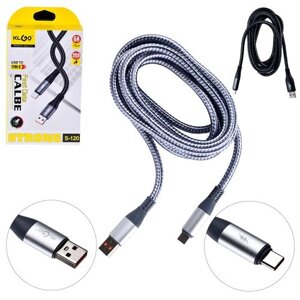 Кабель KLGO USB to Type-C 2.0м (5V/4.5A 22.5W,10V/4A 40W) Stenson WL-1429 [Склад зберігання: Одеса №3]