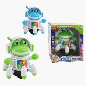 Робот музичний 86838 "WToys", ОЗВУЧУВАННЯ УКРАЇНСЬКОЮ МОВОЮ, 2 пісеньки, підсвічування, рухливі елементи, колесо