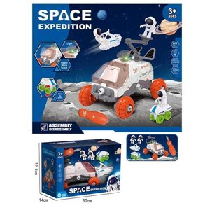 Набір космосу 551-10 (24/2) марсохід з підсвічуванням, 2 ігрові фігурки, викрутка, 2 види міні-транспорту, в коробці