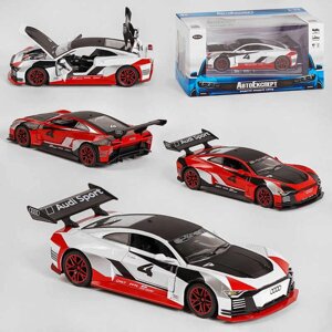 Машинка ТК - 6610 (32) "Авто Експерт" 2 кольори, металопластик, 1:32, світло, звук, інерція, відчиняються двері,