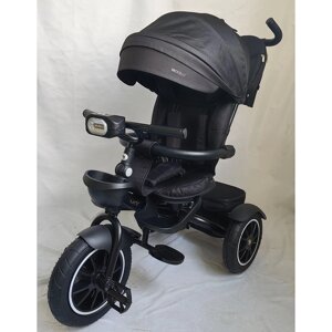 Велосипед дитячий триколісний El Camino ME 1193 MODENA Black (колеса: передні Ø26 см, задні Ø23 см, батьківська ручка,