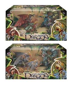 Набір драконів Q 9899-403 (12/2) 2 види, 5 елементів, 4 дракони, в коробці [Склад зберігання: Одеса №4]