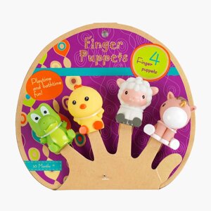 Пальчиковий театр 9993 4 тварини, на листі [Склад зберігання: Одеса №4]