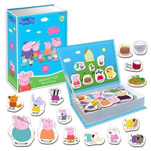 Набір магнітів ME 5031-15 "Свинка Пеппа. Родина" "Magdum", 15 магнітів, в коробці [Склад зберігання: Одеса №4]