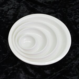 Менажниця порцеляна "Streaks" 8"(20.5см) Stenson (MC4279-8) [Склад зберігання: Одеса №3]