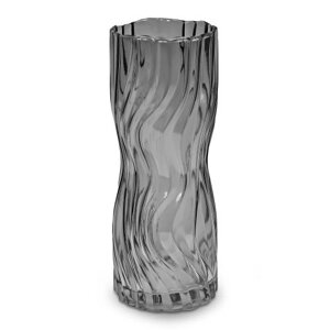 Ваза скляна "Grace" 12*30см Stenson R95346BK [Склад зберігання: Одеса №3]