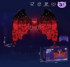 Крила зі світлом 850 “Темний лицар”, звук, підсвічування, рухаються, 2 режими роботи, в коробці [Склад зберігання: