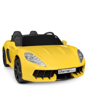 Електромобіль дитячий Bambi Racer M 4055AL-6 (матеріал сидіння: екошкіра, жовтий) [Склад зберігання: Одеса №2]