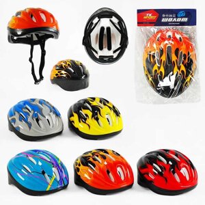 Шолом C 64602 "TK Sport", 5 видів, окружність 57 см, в пакеті, ВИДАЄТЬСЯ ТІЛЬКИ МІКС ВИДІВ [Склад зберігання: Одеса №4]