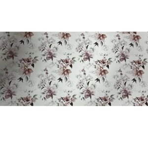 Скатертина-клейонка ПВХ з принтом на тканинній основі Glitter 1.37*20м Stenson MA-5181 [Склад зберігання: Одеса №3]