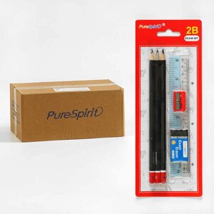 Канцелярській набір C 60812 ЦІНА ЗА 12 ШТУК В БЛОЦІ [Склад зберігання: Одеса №4]